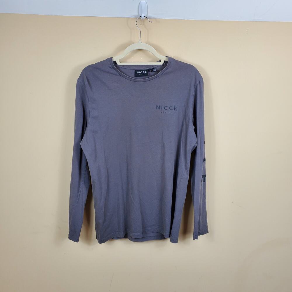 Nicce Long Sleeve Crew Neck Tee